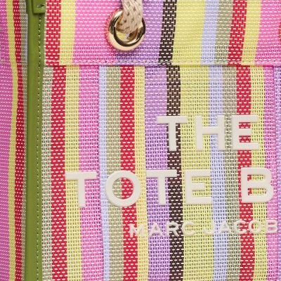 THE STRIPE MESH SMALL TOTE BAG